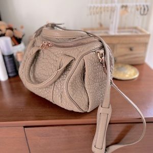 ALEXANDER WANG
Pebbled Lambskin Mini Rockie Latte Rose Gold Hardware